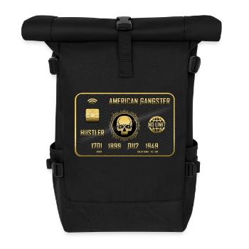 NO LIMIT AMERICAN GANGSTER - Roll Top Backpack - black - Front