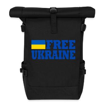 Free ukraine - Roll Top Backpack - black - Front