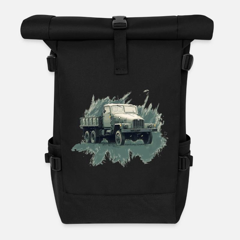 IFA G 5 Pritschenwagen - Rolltop Rucksack - Schwarz
