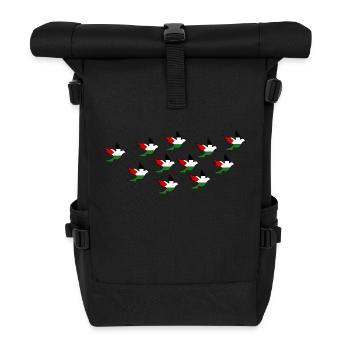 palestina - Roll Top Backpack - black - Front