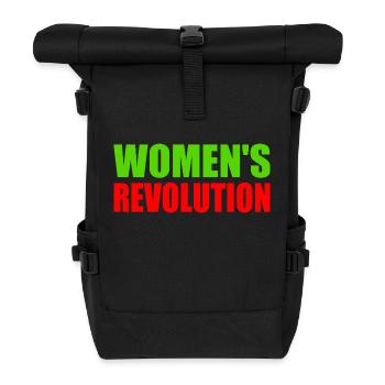 Womens revolution - Roll Top Backpack - black - Front