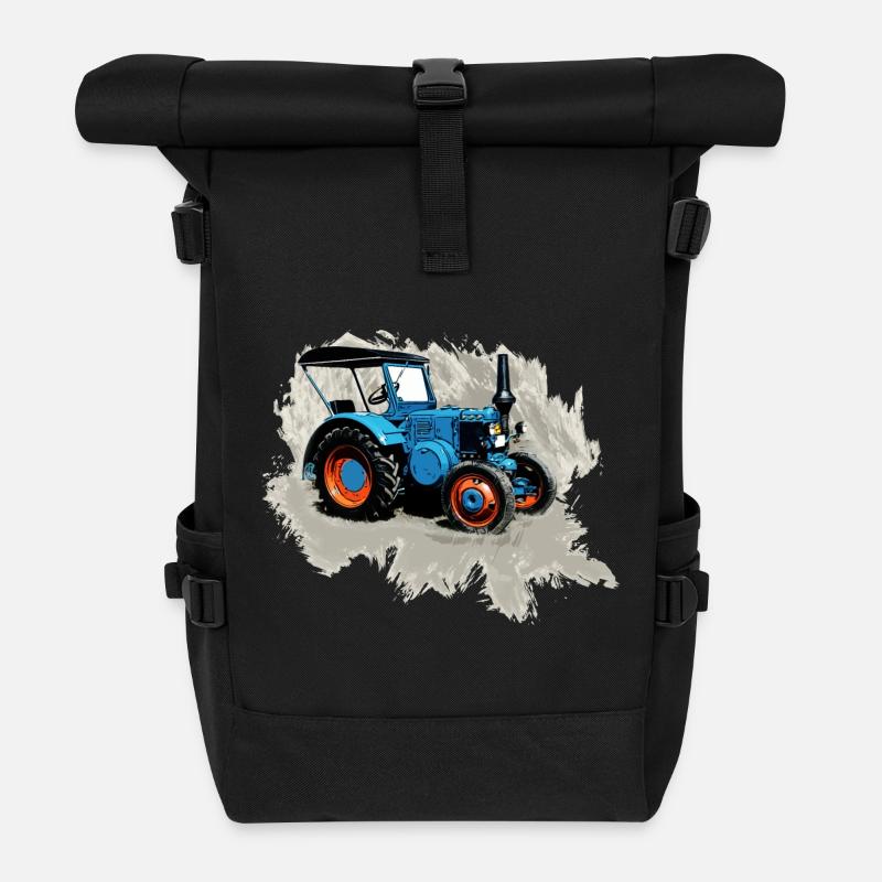 Traktor Lanz - Rolltop Rucksack - Schwarz