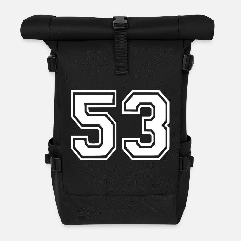 53 - Rolltop Rucksack - Schwarz