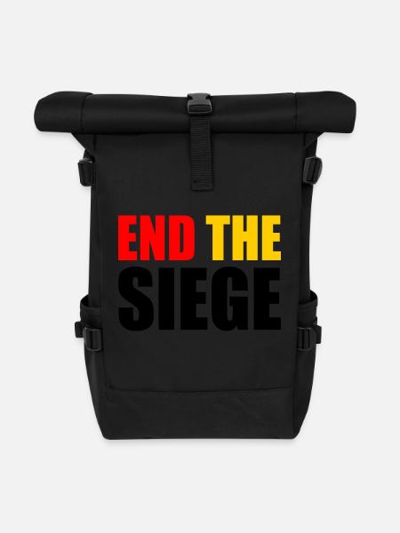End the siege - Sac à dos roll top - noir