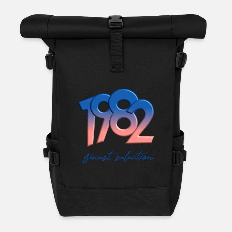 1982 - finest selection - Rolltop Rucksack - Schwarz