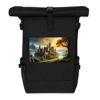 wunderschöne mythische Orte – Avalon - Rolltop Rucksack - Schwarz - Vorne