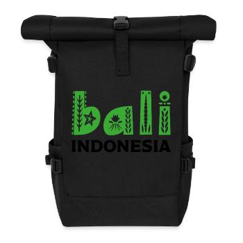 Bali - Rolltop Rucksack - Schwarz - Vorne