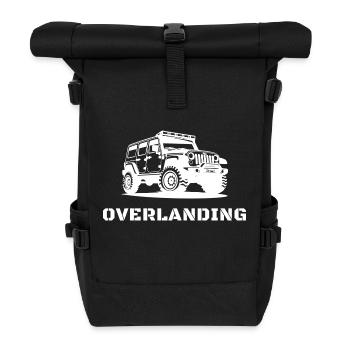 Overlanding Zubehör, Overlanding Gear, Offroad - Rolltop Rucksack - Schwarz - Vorne