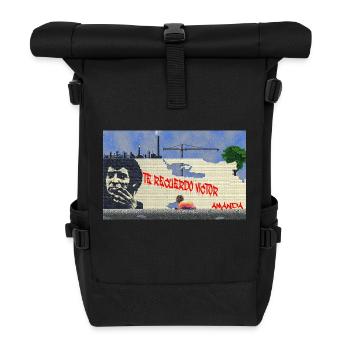 I remember you Victor - Roll Top Backpack - black - Front