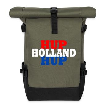 Hup holland hup - Rolltop Rucksack - Olive/Schwarz - Vorne
