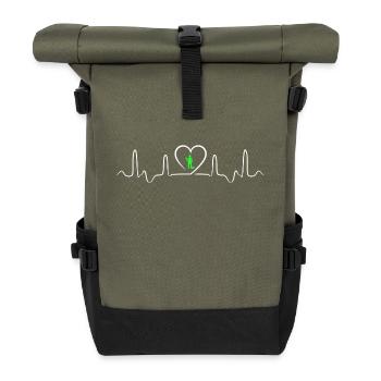 Farmer - Roll Top Backpack - olive/black - Front