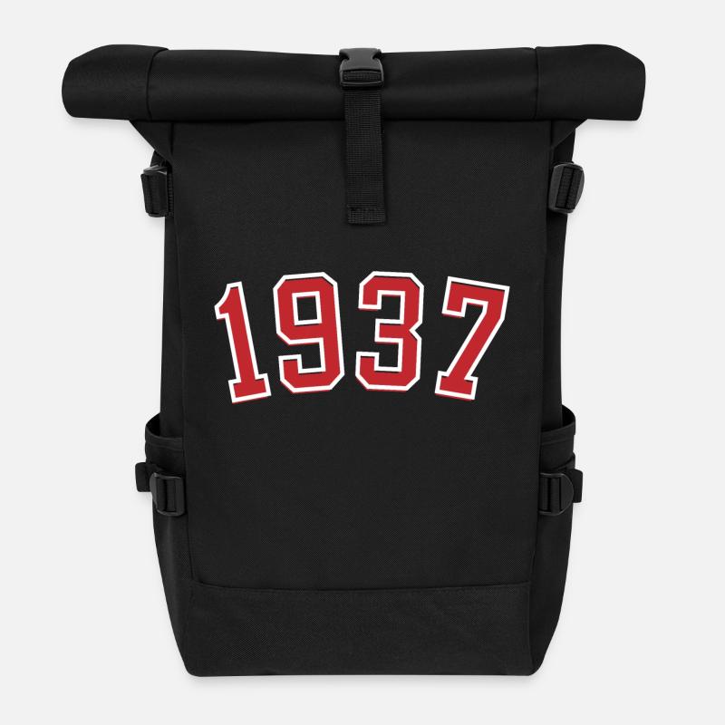 Année de naissance sport 1937 - Sac à dos roll top - noir