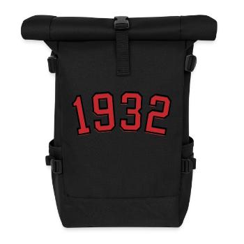 Sport Jahrgang 1932 - Rolltop Rucksack - Schwarz - Vorne