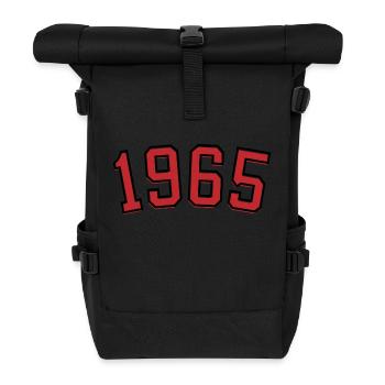 Année de naissance sport 1965 - Sac à dos roll top - noir - Devant