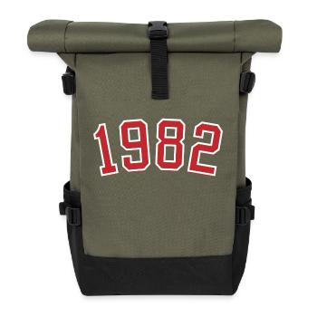 Year of birth sport 1982 - Roll Top Backpack - olive/black - Front