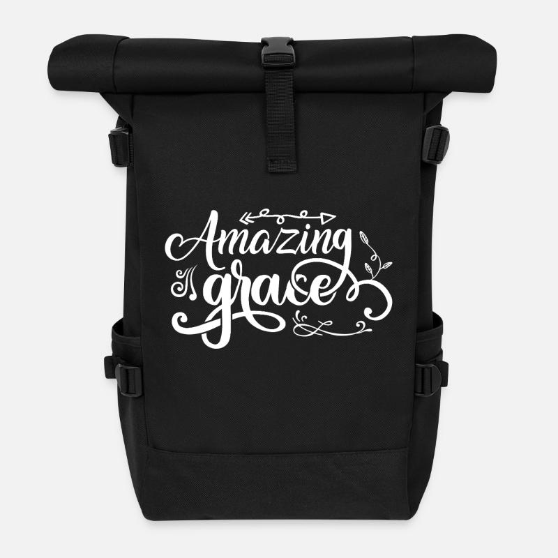 Amazing Grace - Rolltop Rucksack - Schwarz