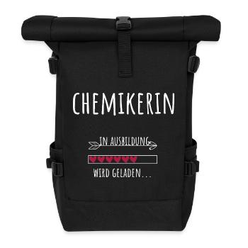 Chemistry Student Occupation Education Chemist - Roll Top Backpack - black - Front