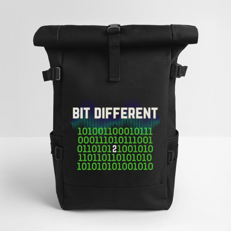 Un peu différent - Conception d’erreur binaire nerd Sac à dos roll top