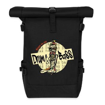 DNB Makes Me Zen - Drum and Bass , DnB, Drum n Bas - Roll Top Backpack - black - Front