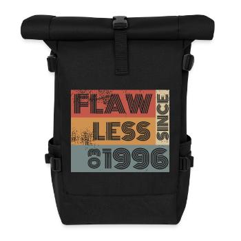 30th Birthday Flawless since 03/1996 - Roll Top Backpack - black - Front