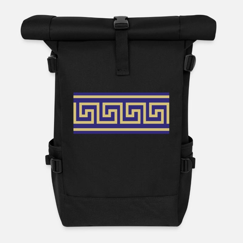 Mäander - Rolltop Rucksack - Schwarz