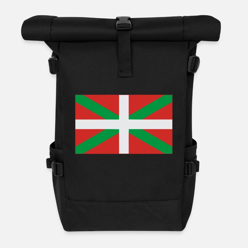 ikurrina - Sac à dos roll top - noir