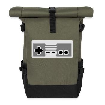 Controller - Roll Top Backpack - olive/black - Front