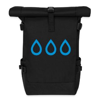 Topfen - Rolltop Rucksack - Schwarz - Vorne