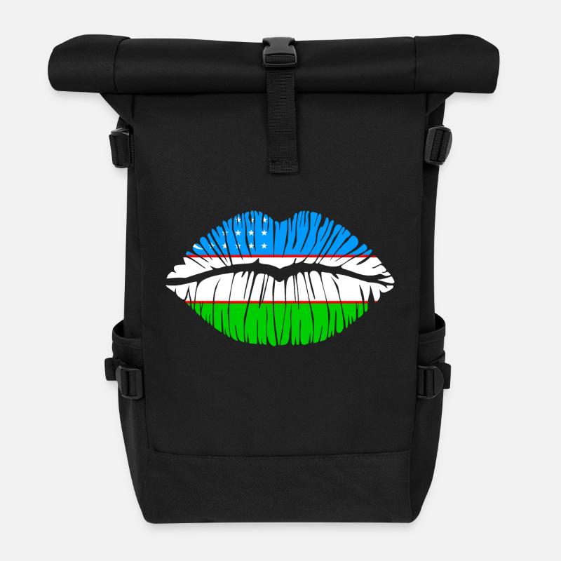 Kuss Usbekistan - Rolltop Rucksack - Schwarz