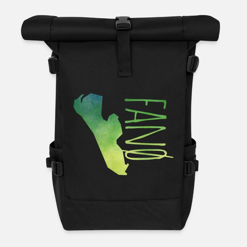 Fanoe - Rolltop Rucksack - Schwarz