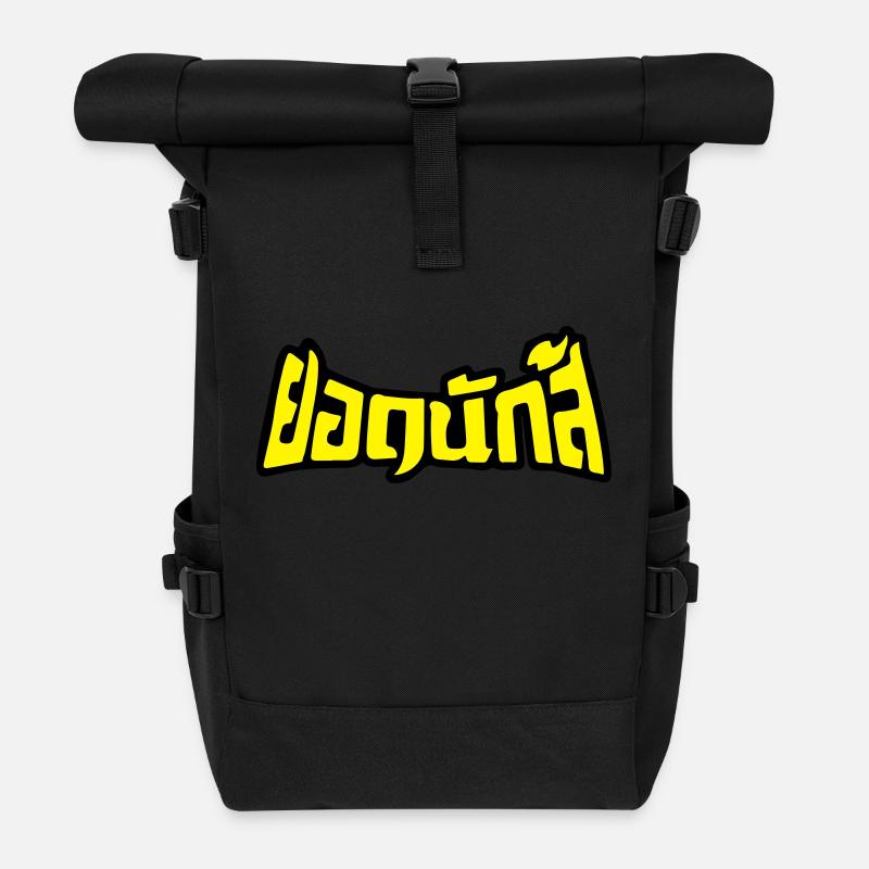 Muay Thai Champion 2 - Rolltop Rucksack - Schwarz