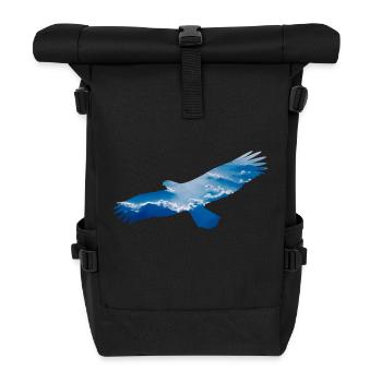 aigle - Sac à dos roll top - noir - Devant