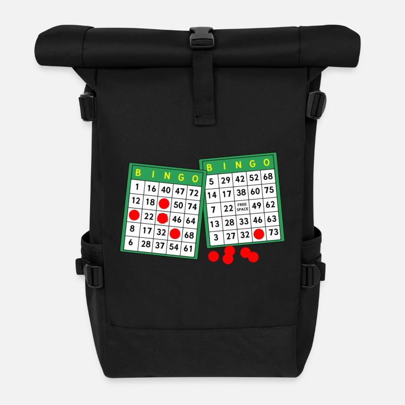 loto - Sac à dos roll top - noir