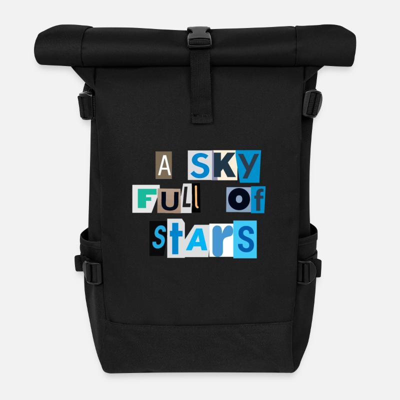 A Sky Full Of Stars - Roll Top Backpack - black