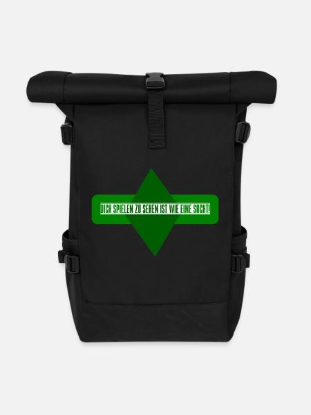 Bremen - Rolltop Rucksack - Schwarz