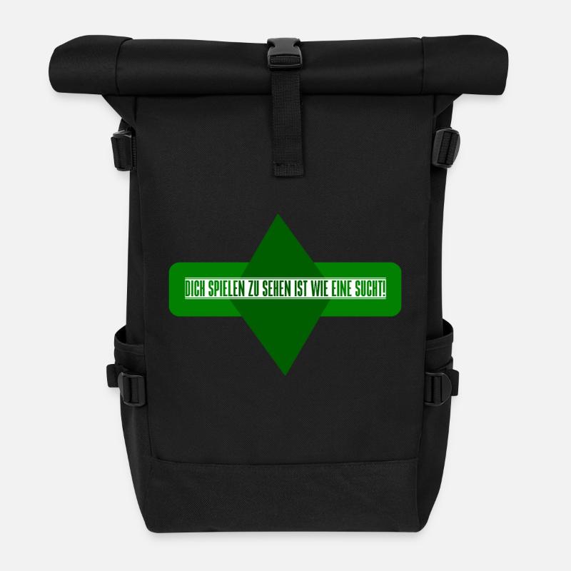 Bremen - Rolltop Rucksack - Schwarz