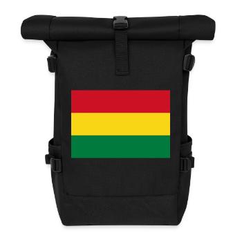 Bolivien - Rolltop Rucksack - Schwarz - Vorne