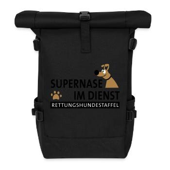 Superbe nez dans le service - Sac à dos roll top - noir - Devant