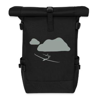 Vol à voile 4 - Sac à dos roll top - noir - Devant