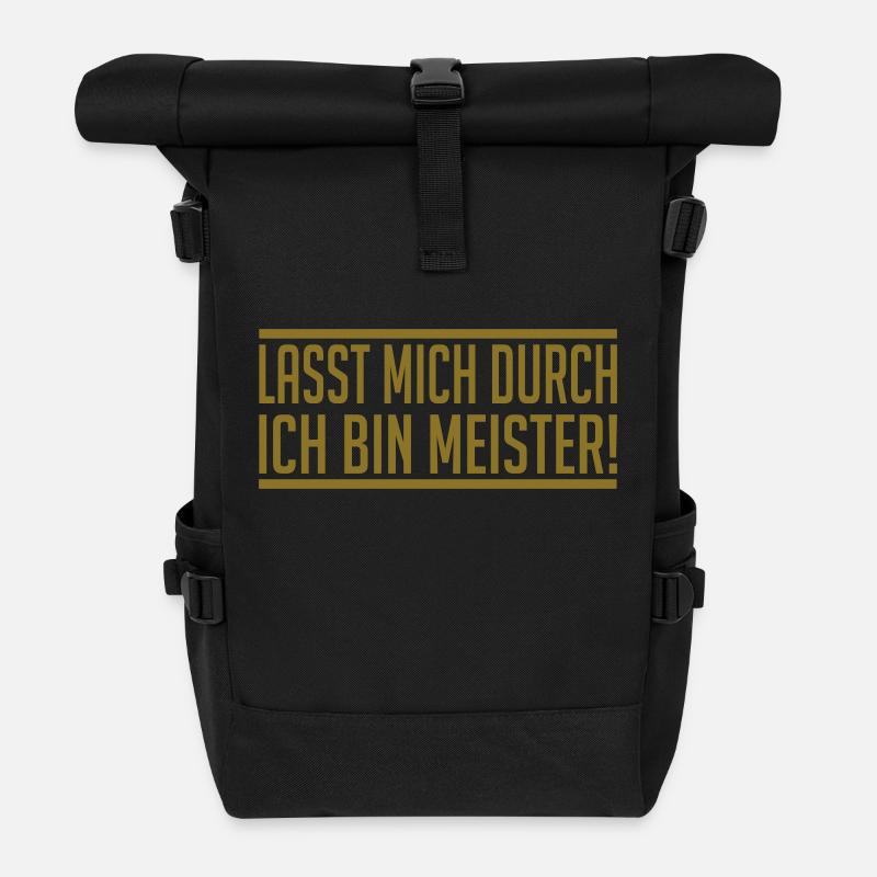 Meister - Rolltop Rucksack - Schwarz