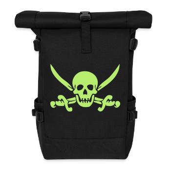 Crâne Saebel Sword Pirate Crâne Pirate - Sac à dos roll top - noir - Devant