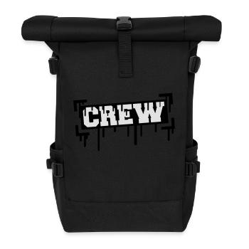 Crew Stamp - Roll Top Backpack - black - Front