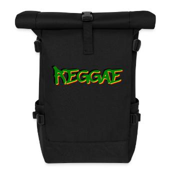reggae - Roll Top Backpack - black - Front