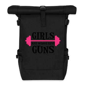 Guns - Roll Top Backpack - black - Front
