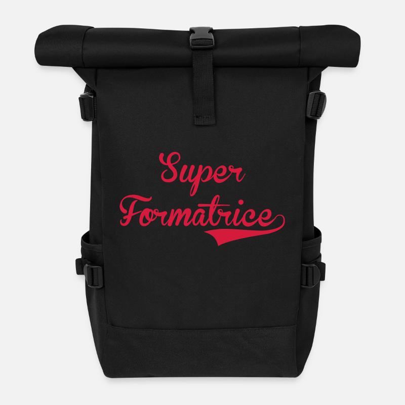 Formateur / Formatrice / Formation / Education - Sac à dos roll top - noir