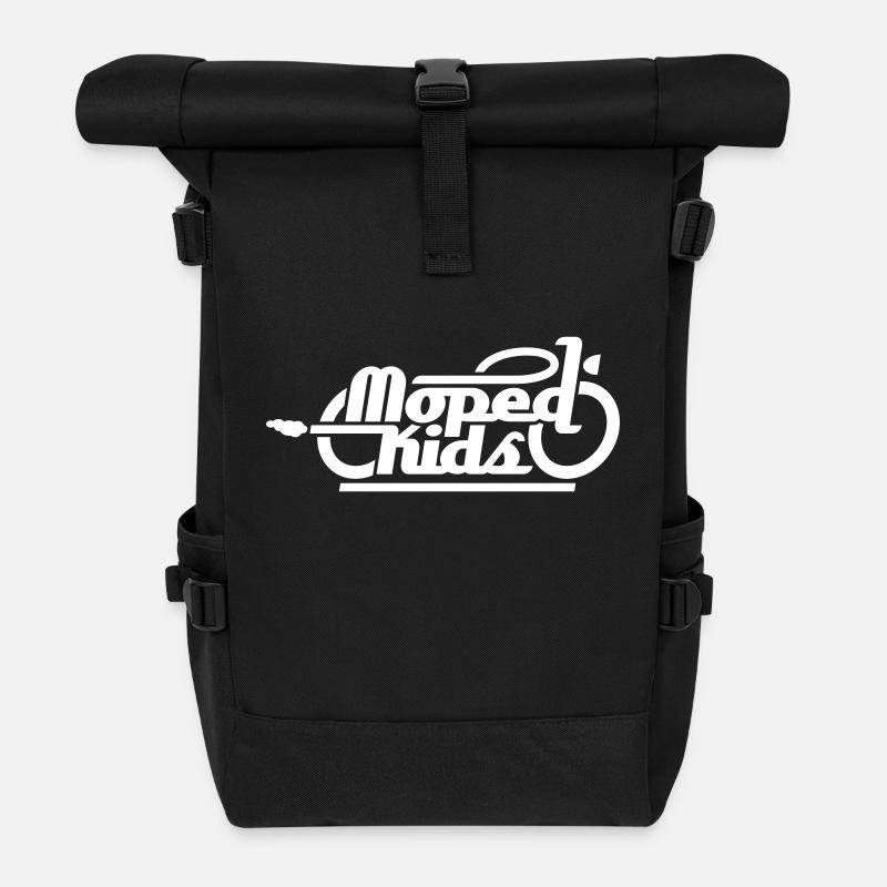 Moped Kids / Mopedkids (V1) - Rolltop Rucksack - Schwarz