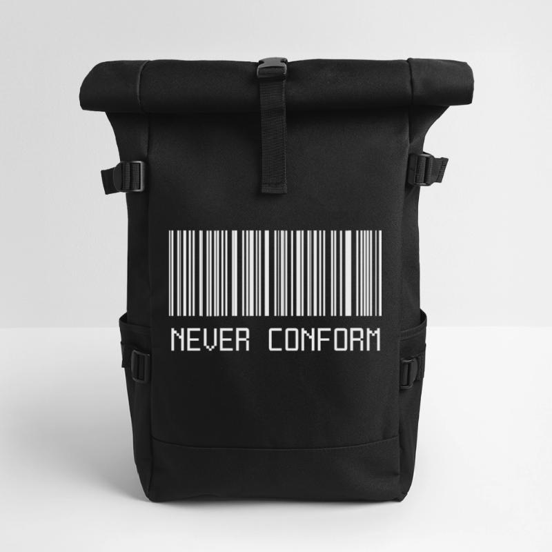Code-barres jamais conforme Sac à dos roll top