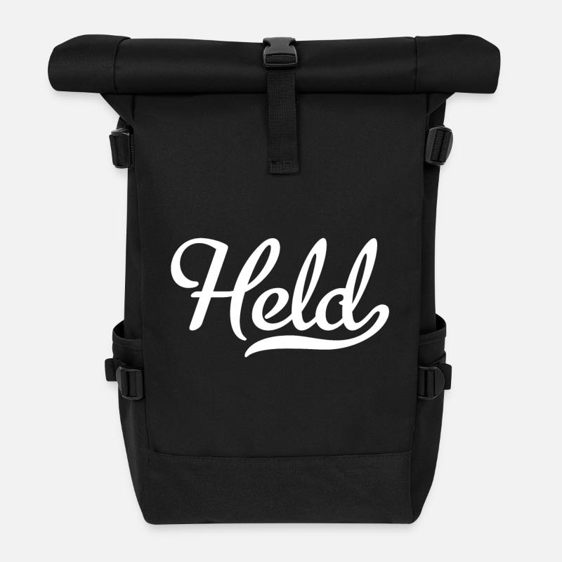 Held - Rolltop Rucksack - Schwarz