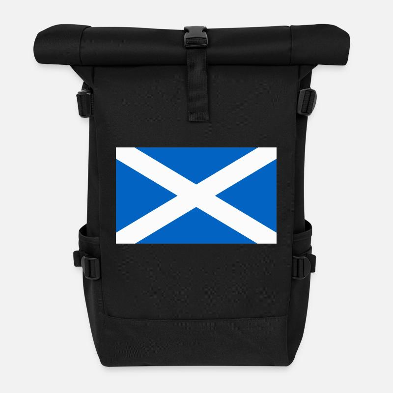 Flagge Schottlands - Rolltop Rucksack - Schwarz