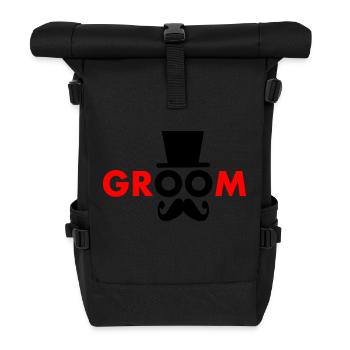 Groom - Rolltop Rucksack - Schwarz - Vorne